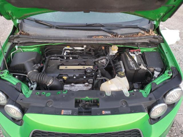 1G1JG6SB5F4148124 - 2015 CHEVROLET SONIC RS GREEN photo 11