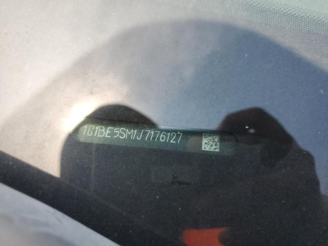 1G1BE5SM1J7176127 - 2018 CHEVROLET CRUZE LT ნაცრისფერი ფოტო 12