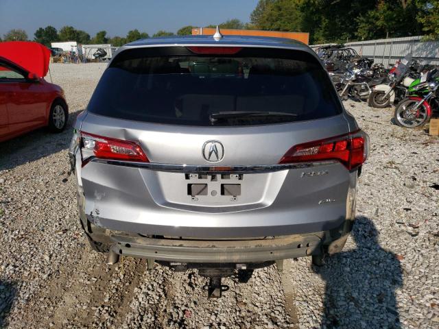 5J8TB4H35JL026852 - 2018 ACURA RDX SILVER photo 6