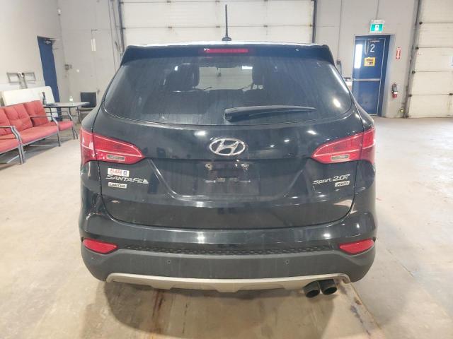 5XYZUDLA4DG107284 - 2013 HYUNDAI SANTA FE S BLACK photo 6