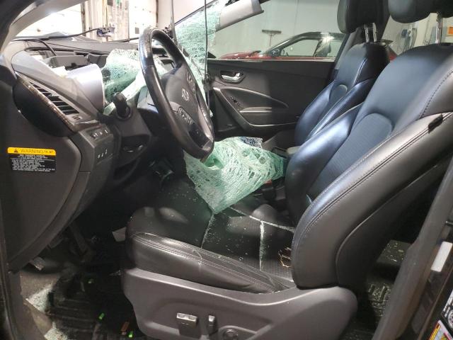 5XYZUDLA4DG107284 - 2013 HYUNDAI SANTA FE S BLACK photo 7