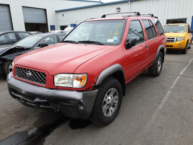 JN8DR09Y21W582038 - 2001 NISSAN PATHFINDER LE RED photo 2