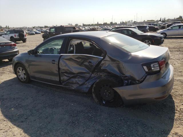 3VW2B7AJ0HM398948 - 2017 VOLKSWAGEN JETTA S GRAY photo 2