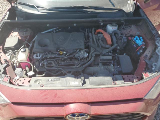 JTMLWRFV9ND138588 - 2022 TOYOTA RAV4 LE BURGUNDY photo 12