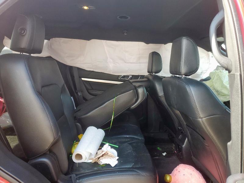 1FM5K7D86JGA18998 - 2018 FORD EXPLORER XLT Bordo foto 10