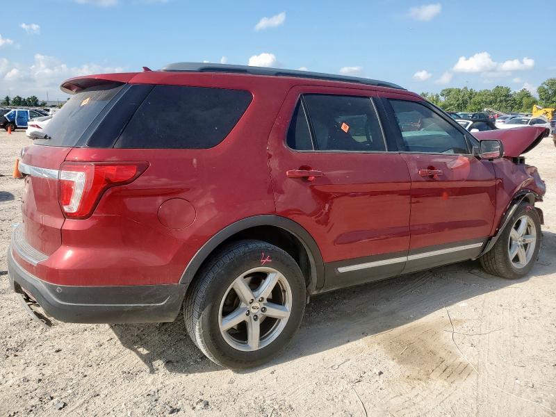 1FM5K7D86JGA18998 - 2018 FORD EXPLORER XLT Bordo foto 3