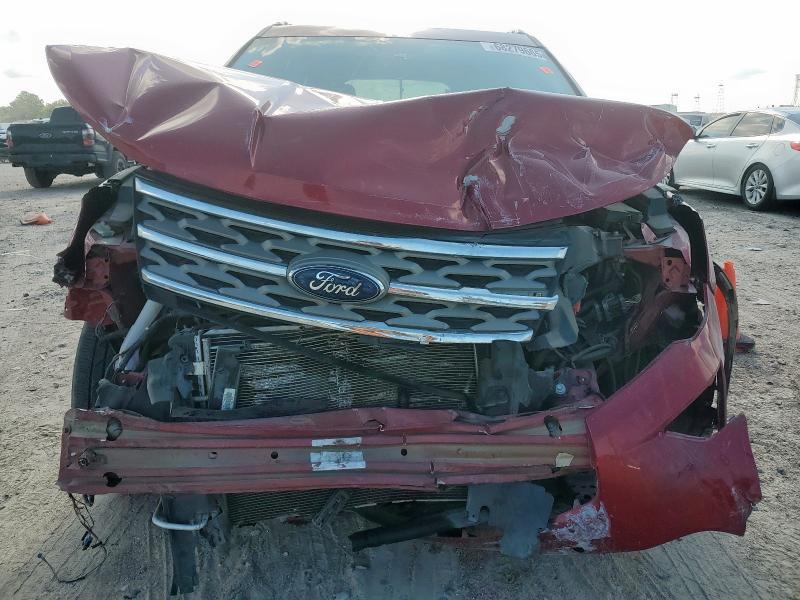 1FM5K7D86JGA18998 - 2018 FORD EXPLORER XLT Bordo foto 5