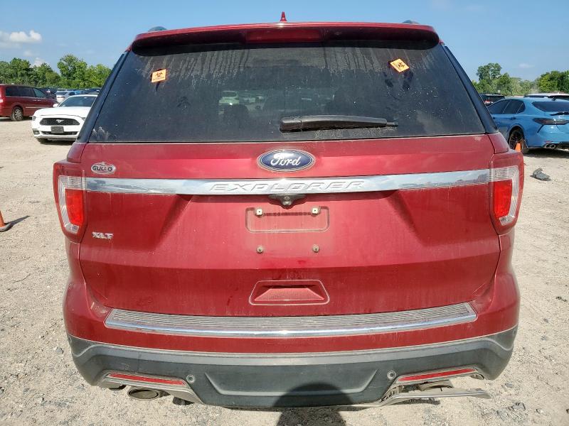 1FM5K7D86JGA18998 - 2018 FORD EXPLORER XLT Bordo foto 6