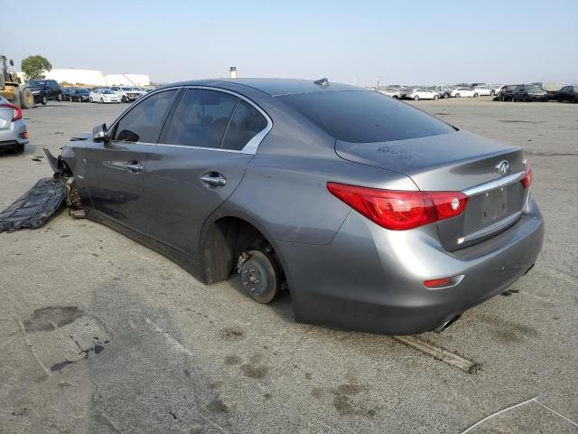 JN1AV7AP2EM691058 - 2014 INFINITI Q50 HYBRID PREMIUM GRAY photo 2