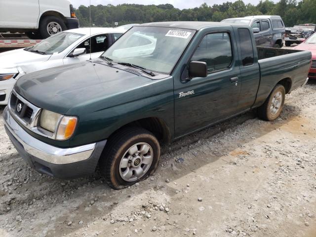1N6DD26S1YC370004 - 2000 NISSAN FRONTIER KING CAB XE GREEN photo 1