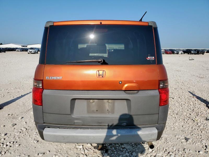 5J6YH18503L022000 - 2003 HONDA ELEMENT EX ORANGE photo 6