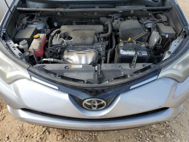 2T3ZFREV7HW346360 - 2017 TOYOTA RAV4 LE SILVER photo 12