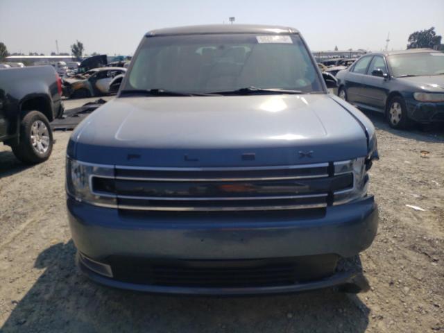 2FMHK6C89JBA02567 - 2018 FORD FLEX SEL BLUE photo 5