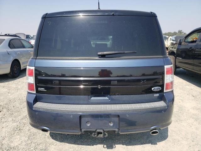 2FMHK6C89JBA02567 - 2018 FORD FLEX SEL BLUE photo 6