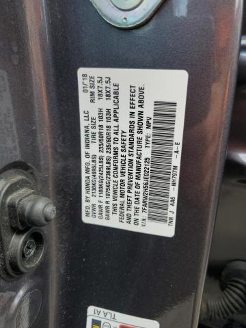 7FARW2H56JE022125 - 2018 HONDA CR-V EX GRAY photo 13