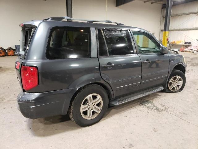 2HKYF18653H609706 - 2003 HONDA PILOT EXL GRAY photo 3