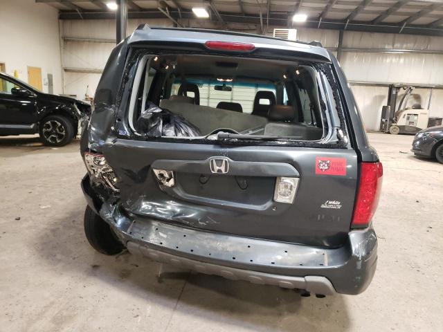 2HKYF18653H609706 - 2003 HONDA PILOT EXL GRAY photo 6