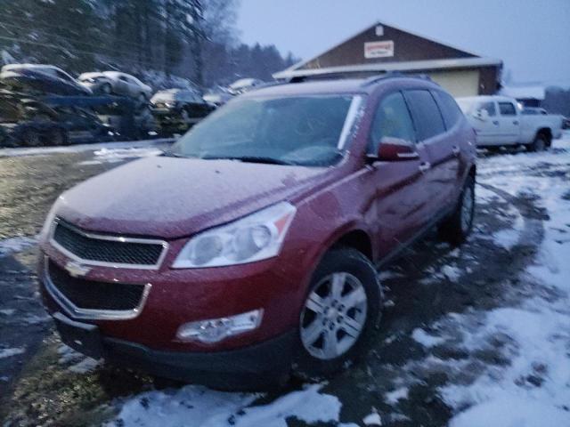 1GNKVJED7BJ180285 - 2011 CHEVROLET TRAVERSE LT RED photo 1