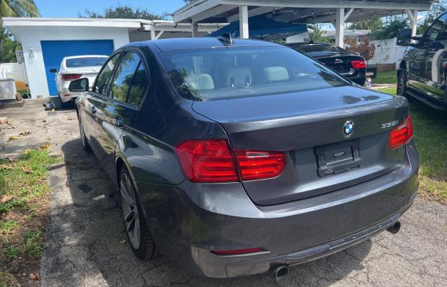 WBA3A9C55CF077726 - 2012 BMW 335 I GRAY photo 3