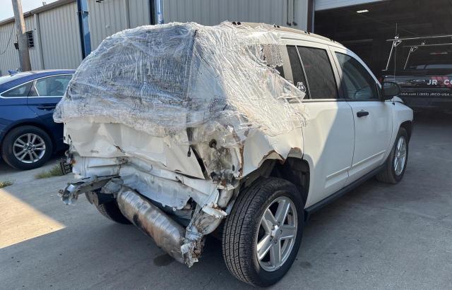 1J8FT47W27D370008 - 2007 JEEP COMPASS WHITE photo 4