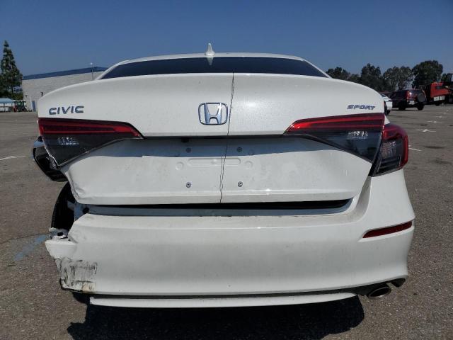 2HGFE2F57PH559692 - 2023 HONDA CIVIC SPORT თეთრი ფოტო 6