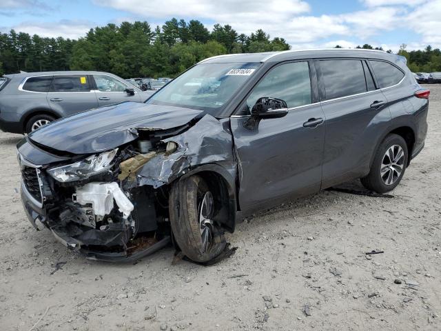 5TDGZRBH0LS516808 - 2020 TOYOTA HIGHLANDER XLE GRAY photo 1