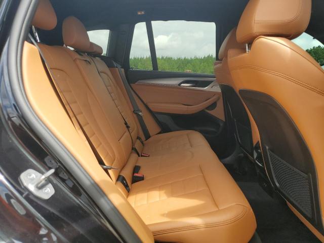 5UXTY3C05M9H72791 - 2021 BMW X3 SDRIVE30I BLACK photo 10