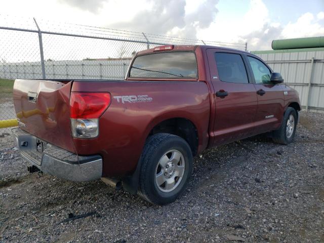 5TFEV54168X052386 - 2008 TOYOTA TUNDRA CREWMAX BURGUNDY photo 3