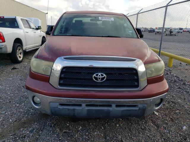 5TFEV54168X052386 - 2008 TOYOTA TUNDRA CREWMAX BURGUNDY photo 5