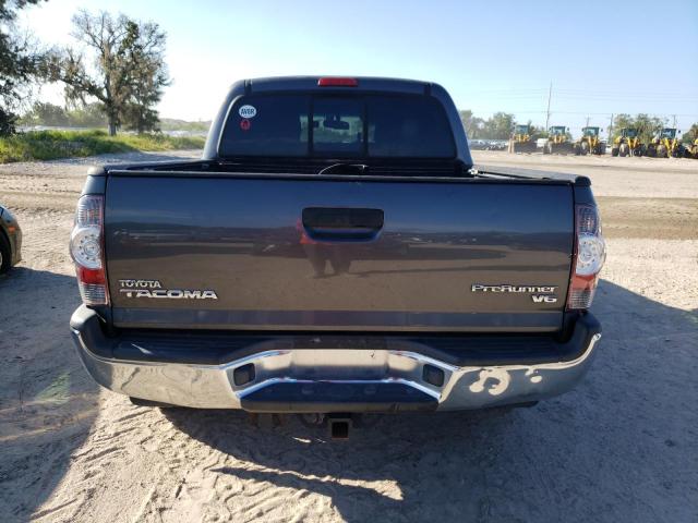 5TFJU4GN9BX006925 - 2011 TOYOTA TACOMA DOUBLE CAB PRERUNNER GRAY photo 6