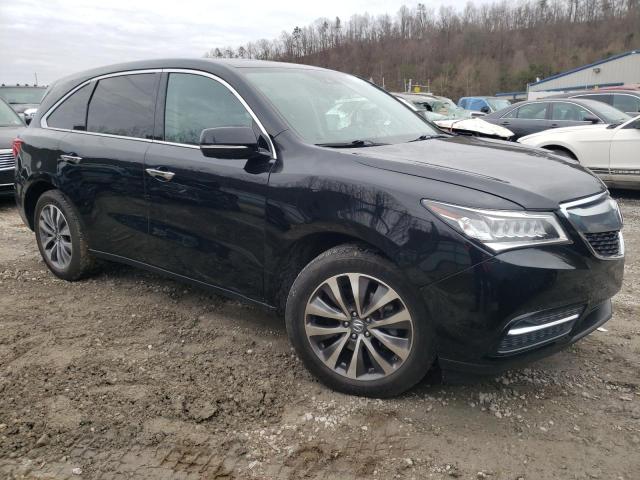 5FRYD4H4XGB049125 - 2016 ACURA MDX TECHNOLOGY BLACK photo 4