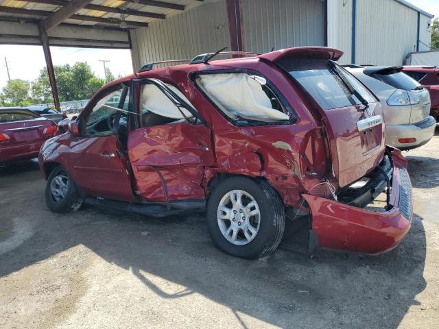 2HNYD18895H532366 - 2005 ACURA MDX TOURING RED photo 2