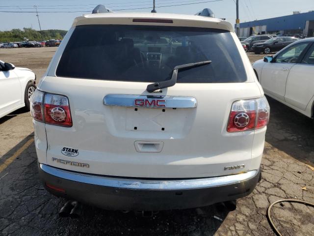 1GKKVRED7BJ137044 - 2011 GMC ACADIA SLT-1 WHITE photo 6