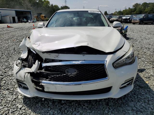 JN1BV7AR2FM394301 - 2015 INFINITI Q50 BASE WHITE photo 5