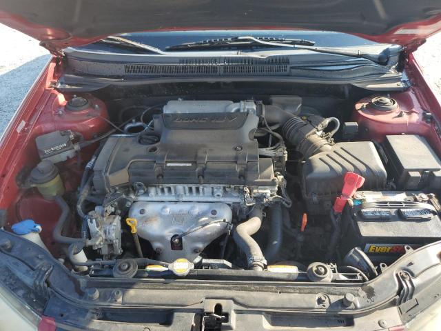 KNAFE221995589513 - 2009 KIA SPECTRA EX წითელი ფოტო 11