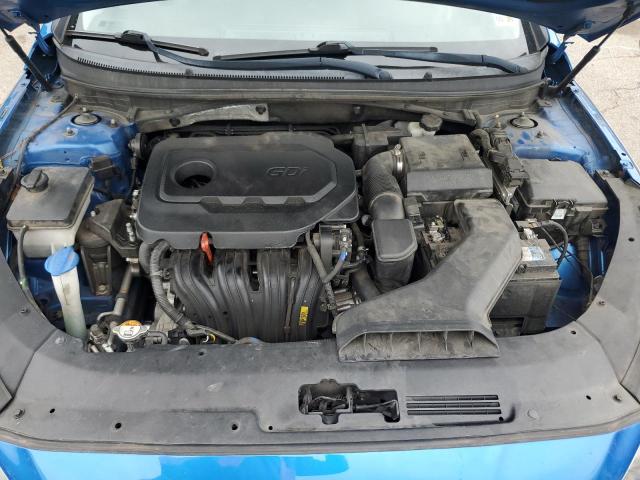 5NPE34AF0JH620536 - 2018 HYUNDAI SONATA SPORT Bleu photo 11