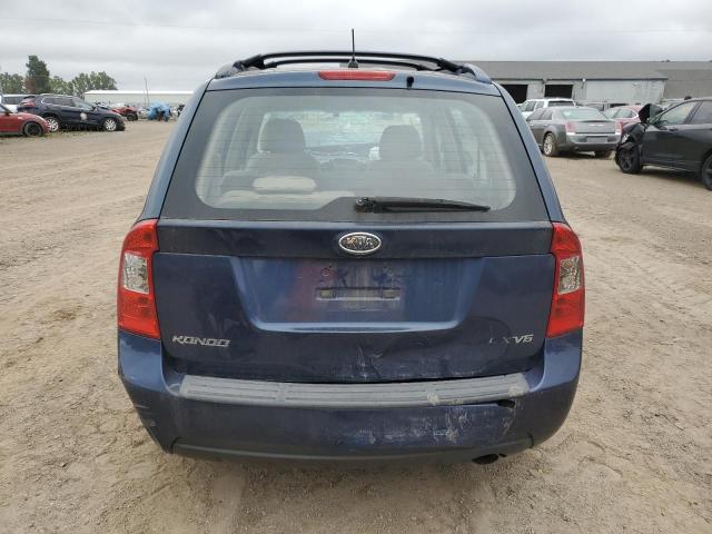 KNAFG526377059529 - 2007 KIA RONDO LX BLUE photo 6