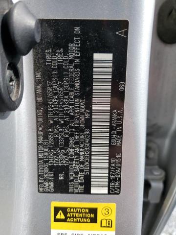 5TDZK3EH2BS046298 - 2011 TOYOTA HIGHLANDER BASE Сріблястий фото 13