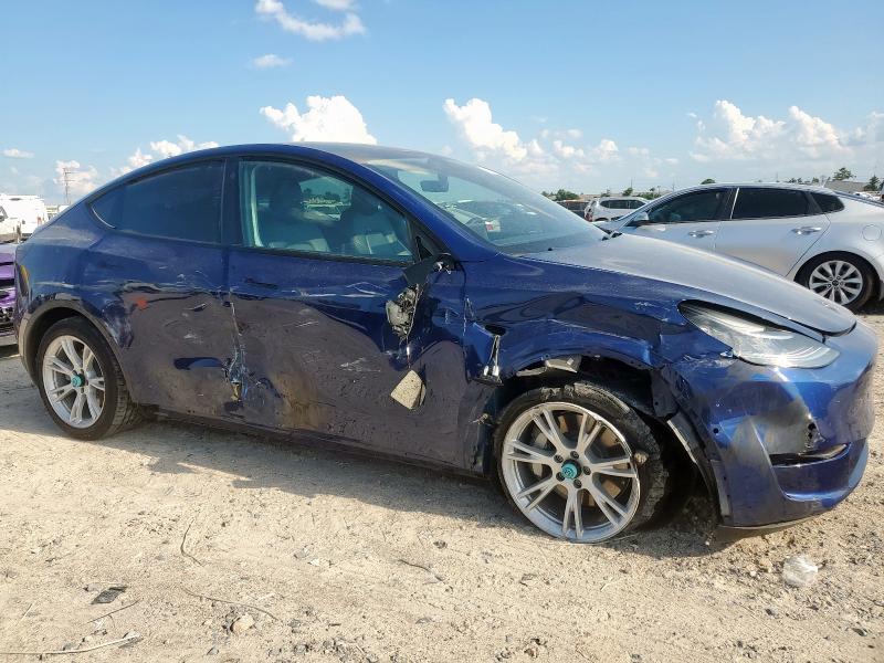 5YJYGDEE8MF200478 - 2021 TESLA MODEL Y 蓝色 照片 4