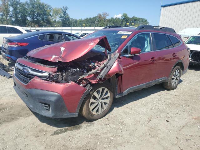 4S4BTAFC3N3272082 - 2022 SUBARU OUTBACK PREMIUM RED photo 1