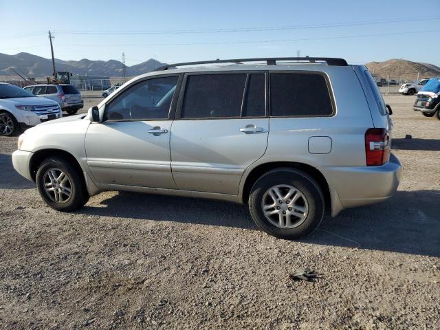 JTEHD21A750038628 - 2005 TOYOTA HIGHLANDER SILVER photo 2