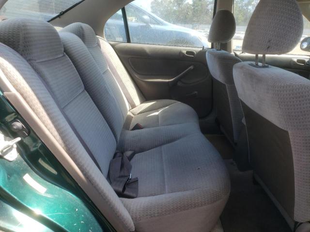 2HGEJ6614YH549974 - 2000 HONDA CIVIC BASE GREEN photo 10