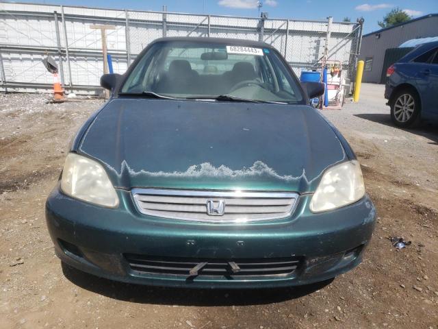 2HGEJ6614YH549974 - 2000 HONDA CIVIC BASE GREEN photo 5