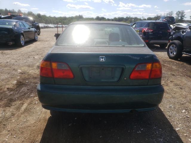 2HGEJ6614YH549974 - 2000 HONDA CIVIC BASE GREEN photo 6