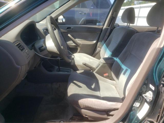 2HGEJ6614YH549974 - 2000 HONDA CIVIC BASE GREEN photo 7