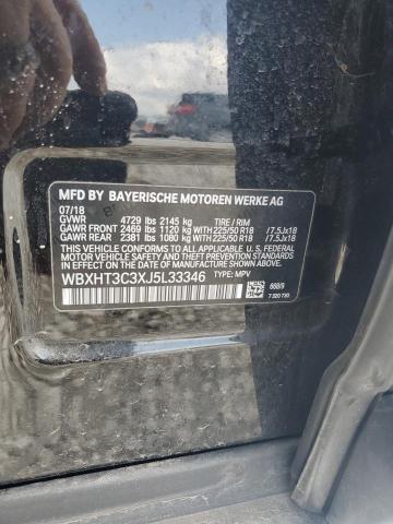 WBXHT3C3XJ5L33346 - 2018 BMW X1 XDRIVE28I BLACK photo 13