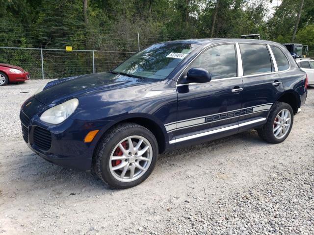 WP1AC29P14LA91001 - 2004 PORSCHE CAYENNE TURBO BLUE photo 1