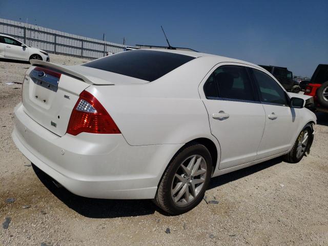 3FAHP0JG9AR350826 - 2010 FORD FUSION SEL WHITE photo 3