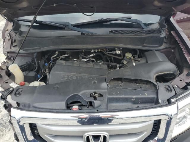 5FNYF38559B023954 - 2009 HONDA PILOT EXL ბურგუნდია ფოტო 12