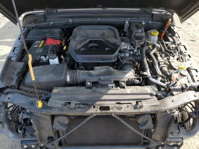 1C4JJXP61MW765581 - 2021 JEEP WRANGLER U SAHARA 4XE GRAY photo 11